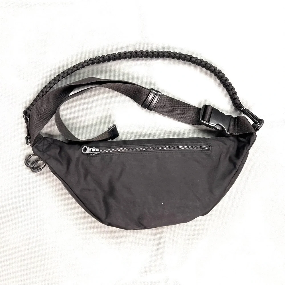 BEIS The Sport Pack Fanny Pack Belt Bag Crossbody Black Travel - Picture 5 of 8